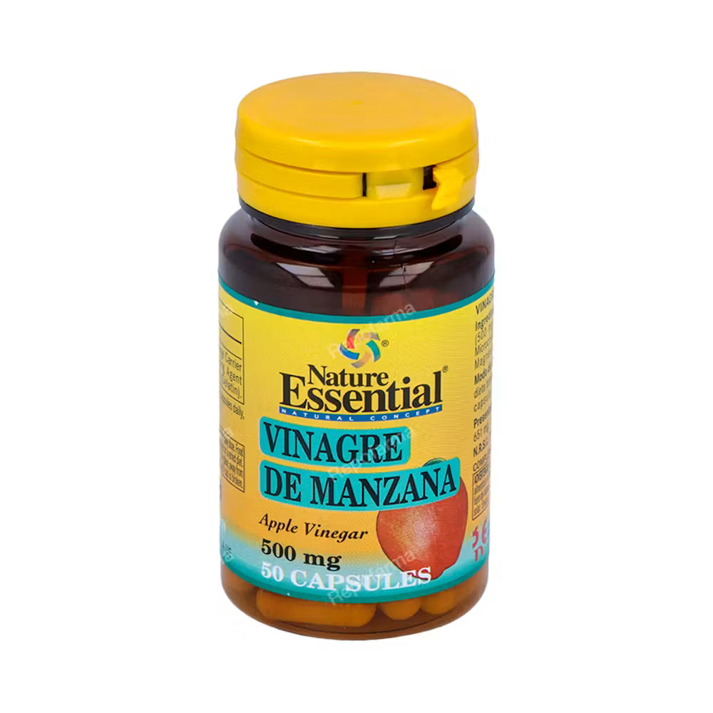 NATURE ESSENTIAL VINAGRE DE MANZANA 500mg. 50cap.