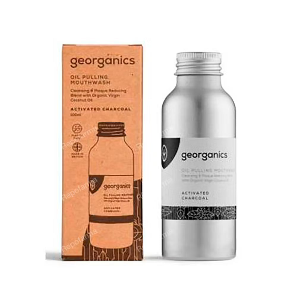 ENJUAGE BUCAL con aceite carbon activado - 100ml. GEORGANICS