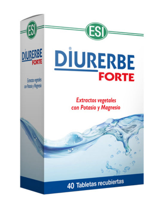 Diurerbe Forte ESI 40 comprimidos diurético natural para piernas cansadas