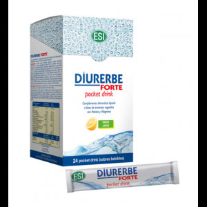 Diurerbe Pocket Drink Limón – Diurético Natural en Sobre 24 Unidades