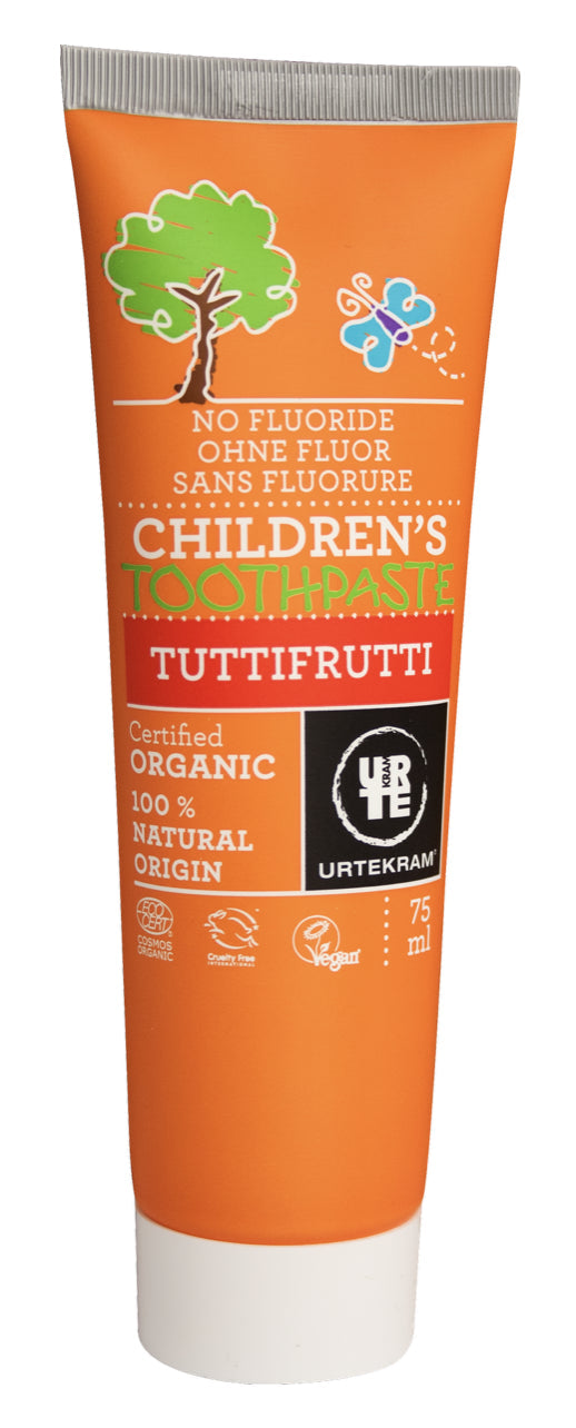 Pasta de Dientes Infantil Tutti Frutti Urtekram 75ml Natural Vegana