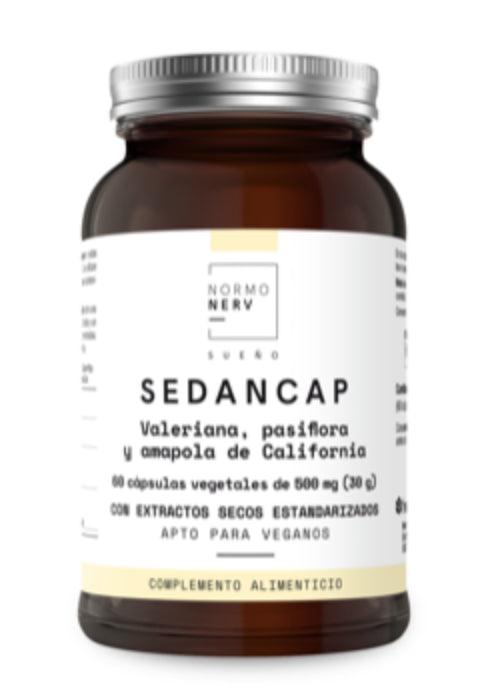 Sedancap Herbora 60 cápsulas relajantes para dormir y calmar nervios