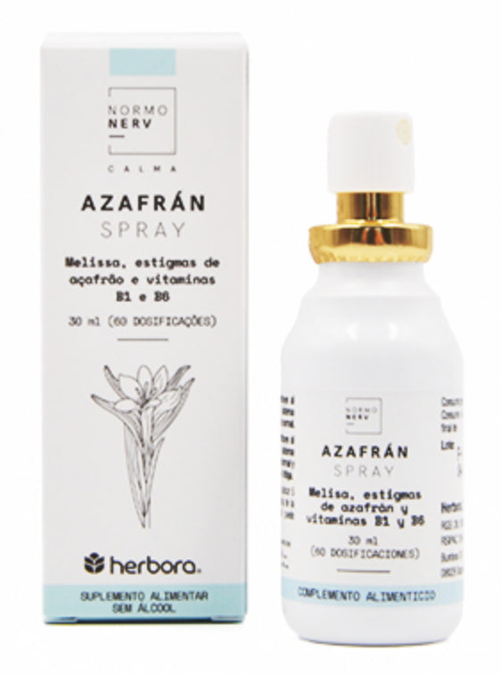 Spray de Azafrán y Melisa 30 ml – Relajante Natural para Ansiedad