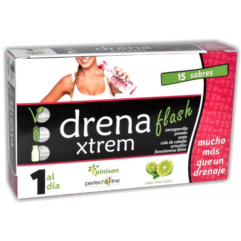 DrenaXtrem Flash Pinisan – 15 sobres diuréticos naturales