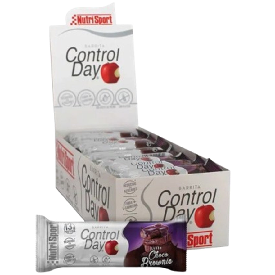 Barrita Control Day Brownie SinGluten 28uds Nutri-Sport