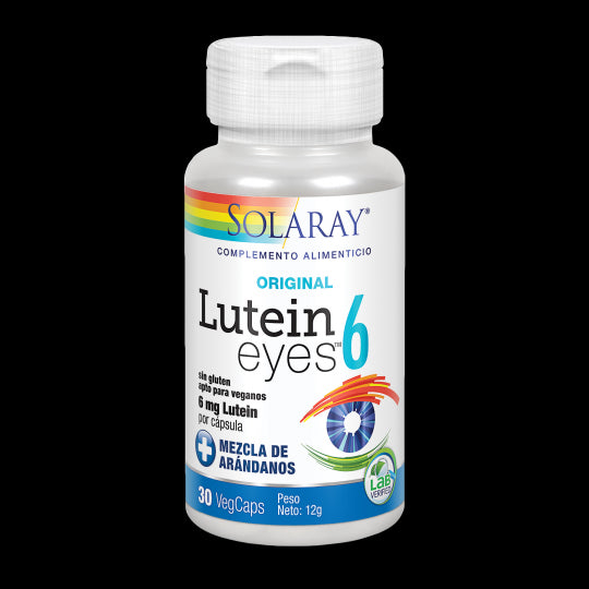 Suplemento Luteína Eyes 6 mg Solaray para Visión Nítida