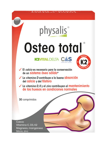 Suplemento Óseo Osteo Total Physalis 30 Comprimidos Natural