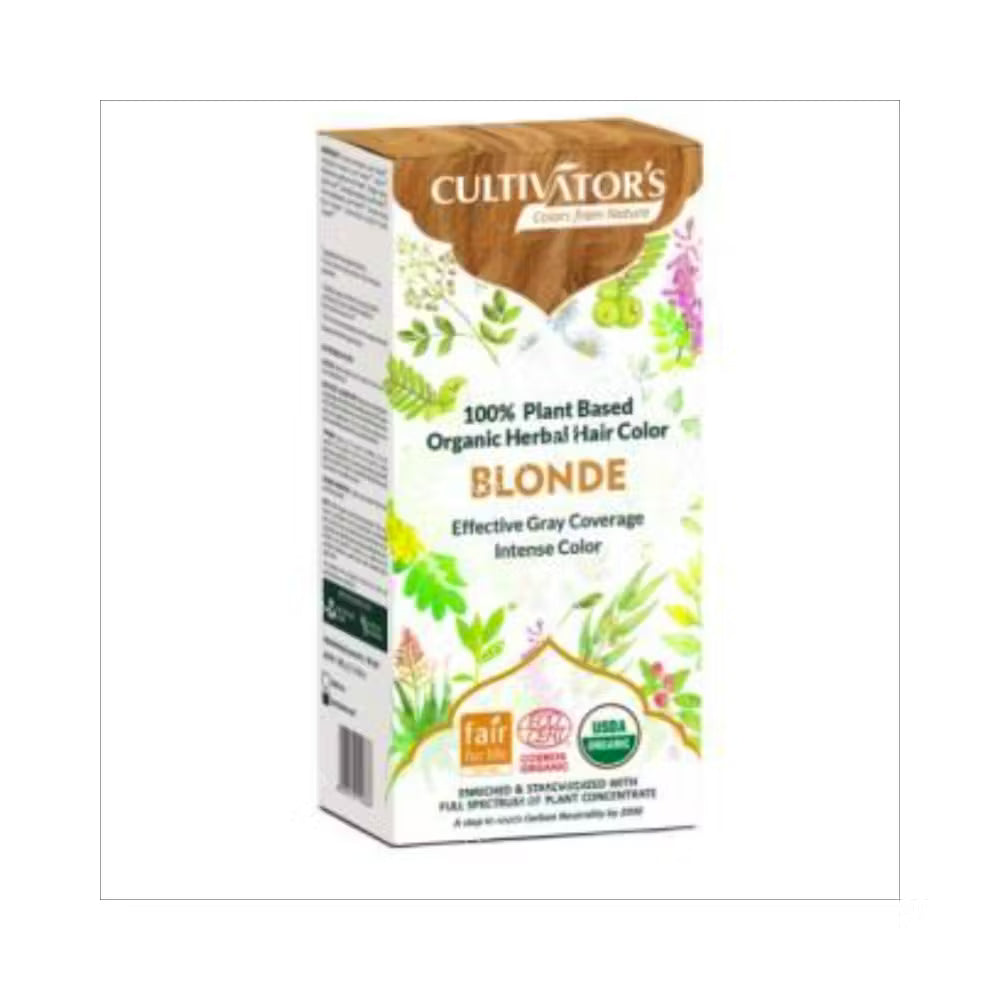 RUBIO CLARO tinte organico 100gr. ECOCERT - CULTIVATORS