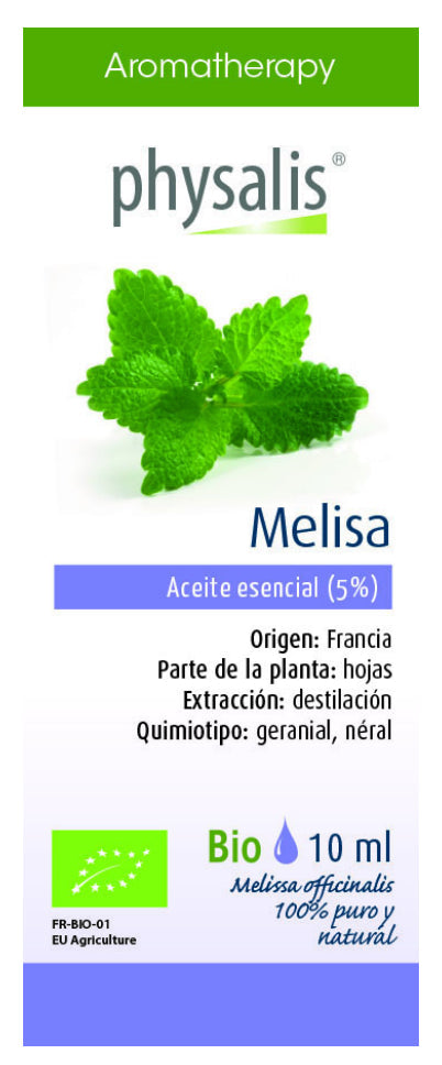 Aceite esencial de melisa al 5% – Aroma cítrico calmante – 10 ml