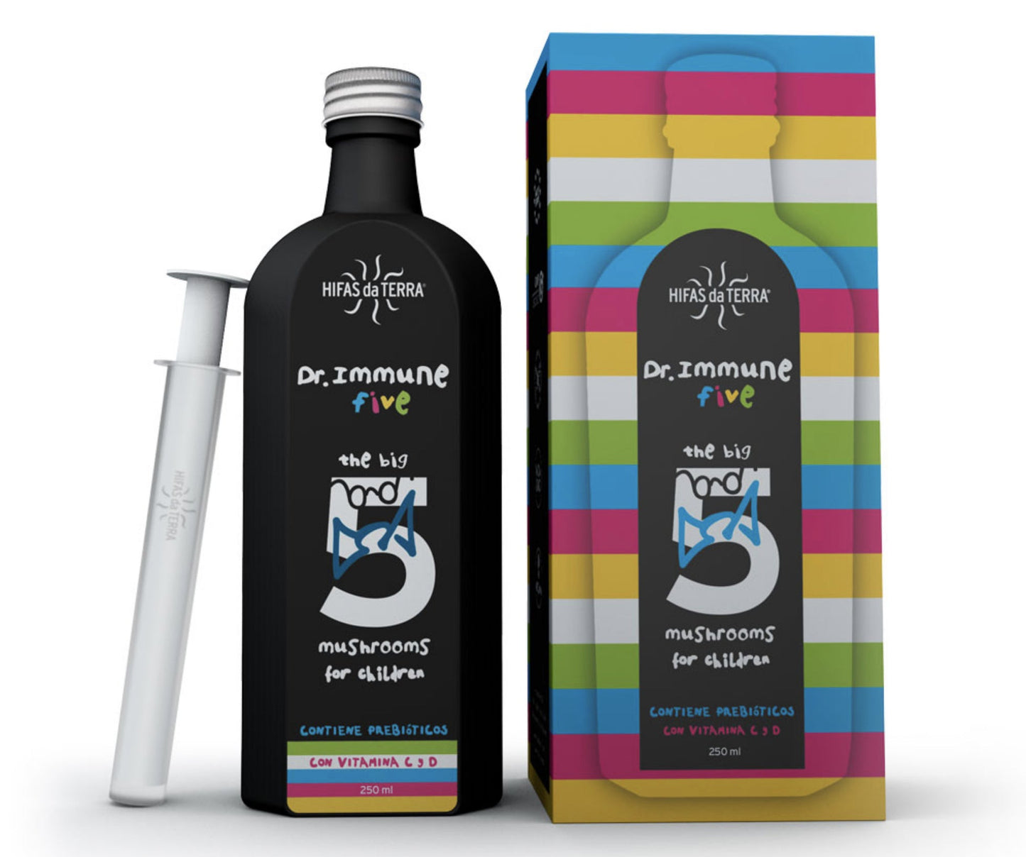 Suplemento Inmunológico Dr. Immune Five de Hifas da Terra 250 ml