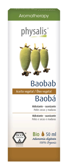 Aceite Vegetal de Baobab Bio 50 ml Hidratación Profunda
