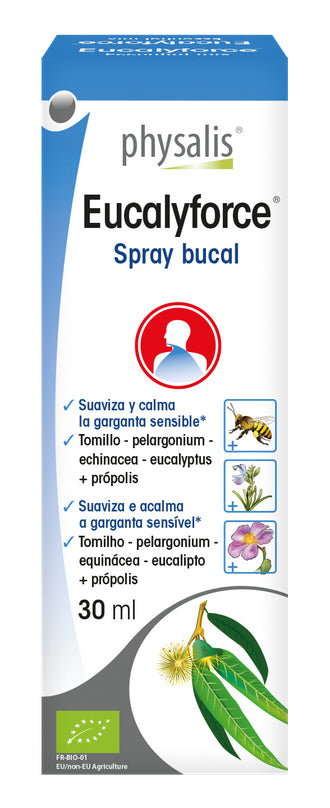 Eucalyforce Spray Bucal Bio 30 ml Alivio Natural de Garganta