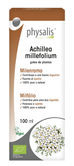 Tintura de Milenrama Orgánica 100 ml – Digestión y Apetito