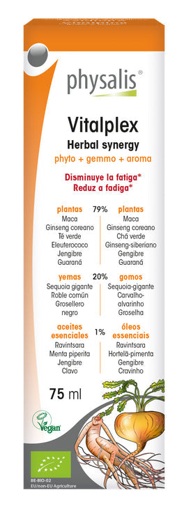Vitalplex Physalis 75 ml Extracto Energético Natural con Maca