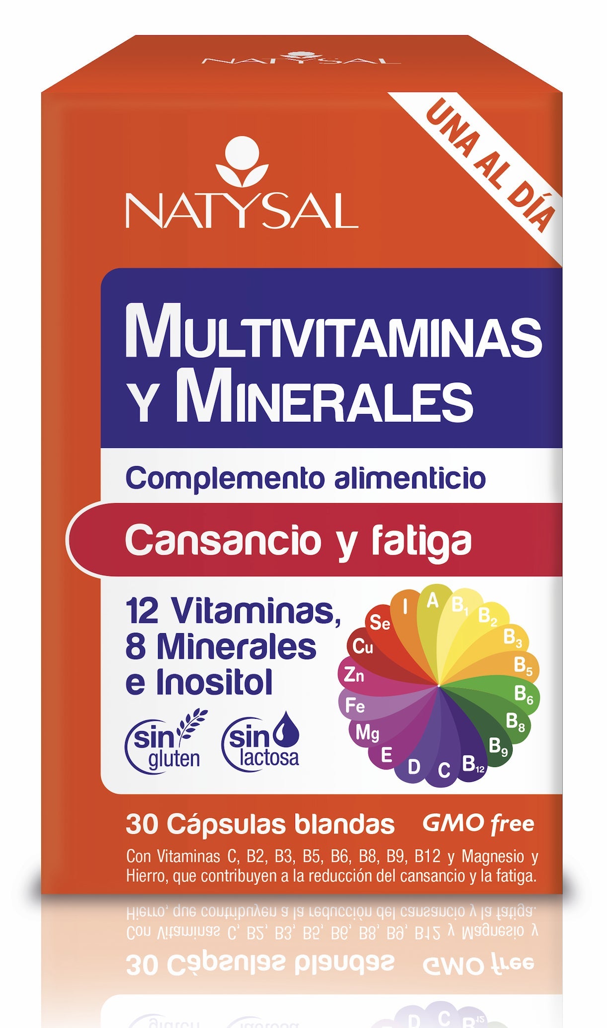 Multivitaminas Natysal 30 perlas, energía y salud integral