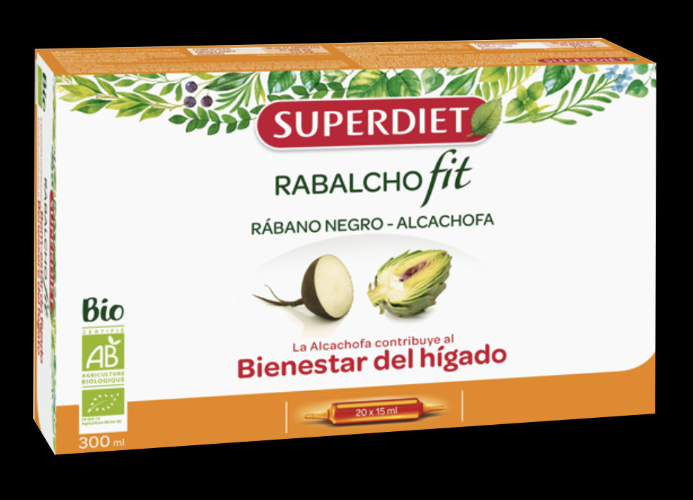Rabalchofit BIO Superdiet 20 Ampollas Depurativas de Alcachofa