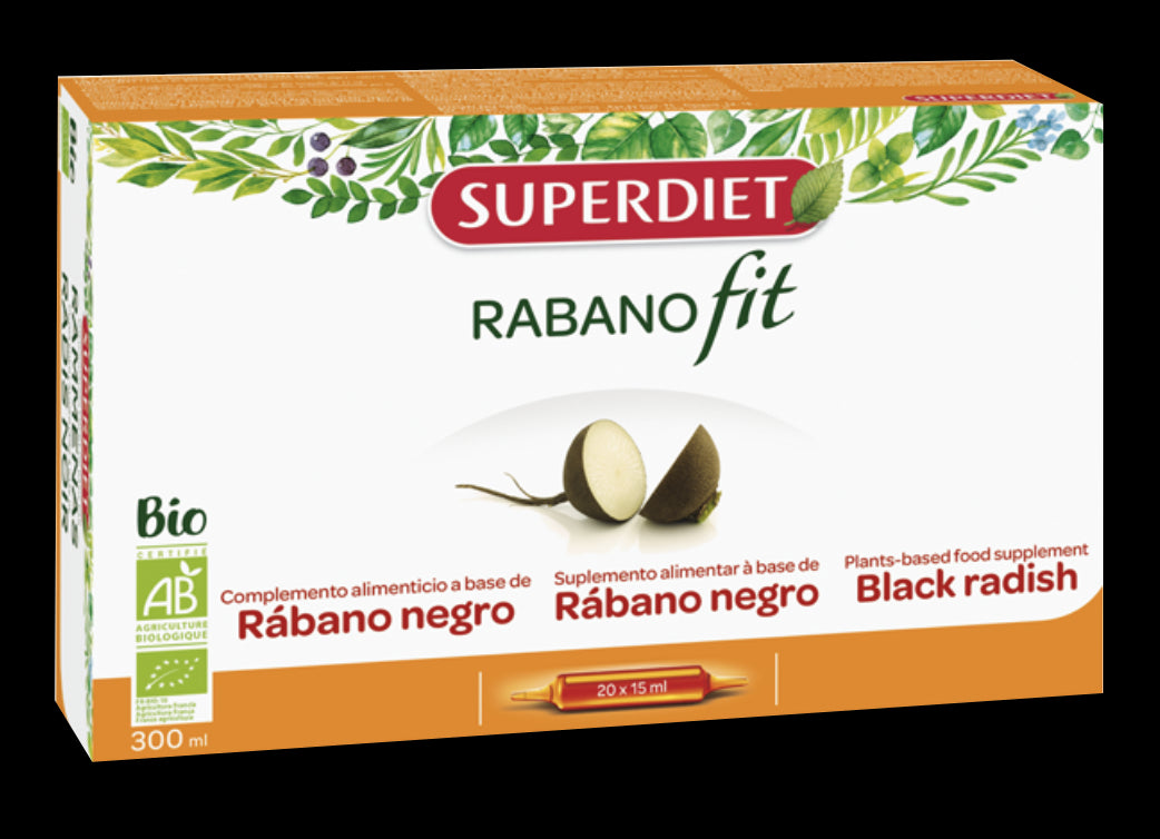 Rabanofit BIO Suplemento Detox de Rábano Negro 20 Ampollas