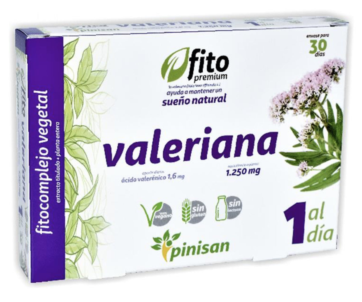 Fitopremium Valeriana Pinisan 30 Cápsulas Suplemento Natural Relajante