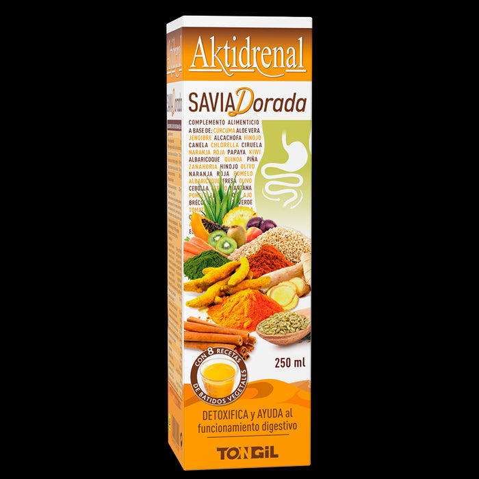 Aktidrenal Savia Dorada 250ml Detox Digestivo Premium Tongil