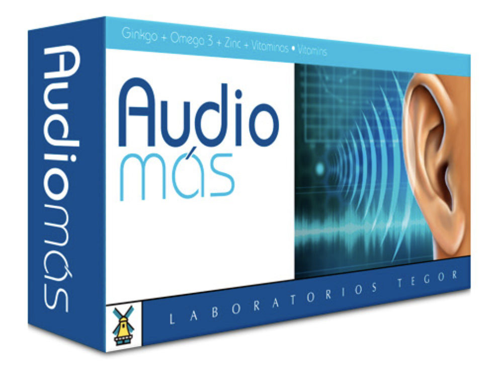 Audio Más Tegor 40 cápsulas para salud auditiva avanzada