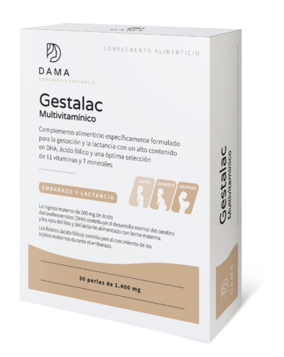 Gestalac Multivitamínico Herbora 30 perlas con DHA y vitaminas esenciales
