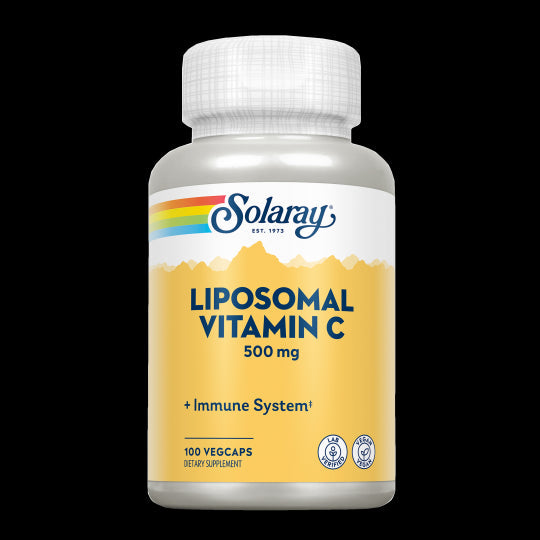 Vitamina C Liposomal 500 mg Solaray – 100 Cápsulas Veganas