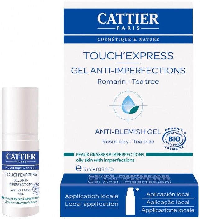 Gel Antimperfecciones Express Cattier 5 ml con Árbol de Té