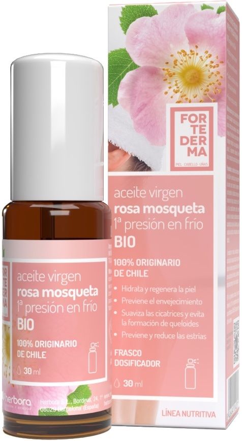 Aceite Rosa Mosqueta Orgánico Herbora 30 ml para Piel Renovada