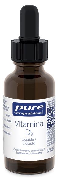 Vitamina D3 Líquida 1000 UI Pure Encapsulations 22,5 ml