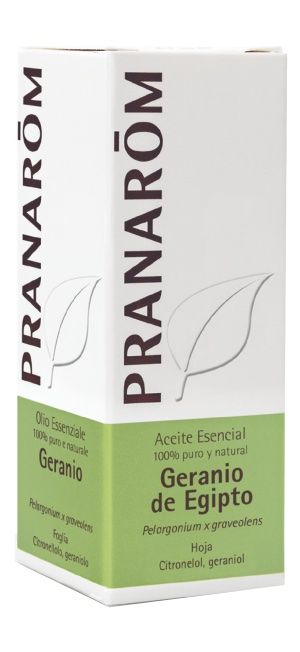 Aceite esencial de geranio de Egipto Pranarom 10 ml aroma floral premium