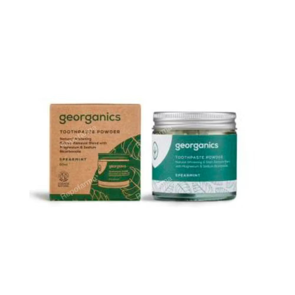 DENTIFRICO MINERAL hierbabuena polvo - 60ml. GEORGANICS