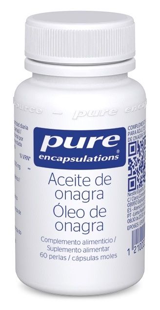 Aceite de Onagra Puro 60 Perlas Pure Encapsulations Omega‑6