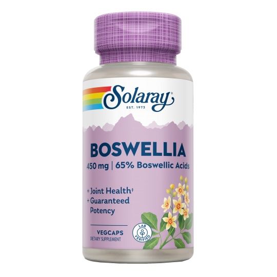Boswellia Solaray 60 Cápsulas Anti-Inflamatorio Natural para Artrosis