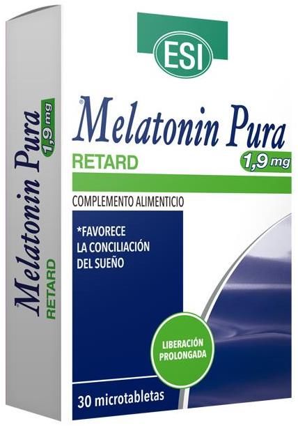 Melatonina Retard 1,9 mg ESI – 30 comprimidos para sueño profundo
