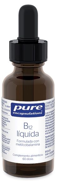 Vitamina B12 Líquida Pure Encapsulations 30ml Alta Absorción