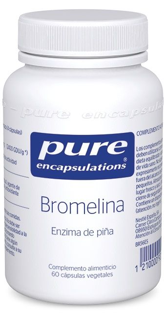Bromelina Pure Encapsulations 2000 mg – 60 Cápsulas Veganas para Digestión