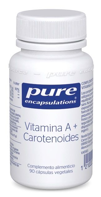 Vitamina A con Carotenoides Pure Encapsulations 90 Cápsulas Premium