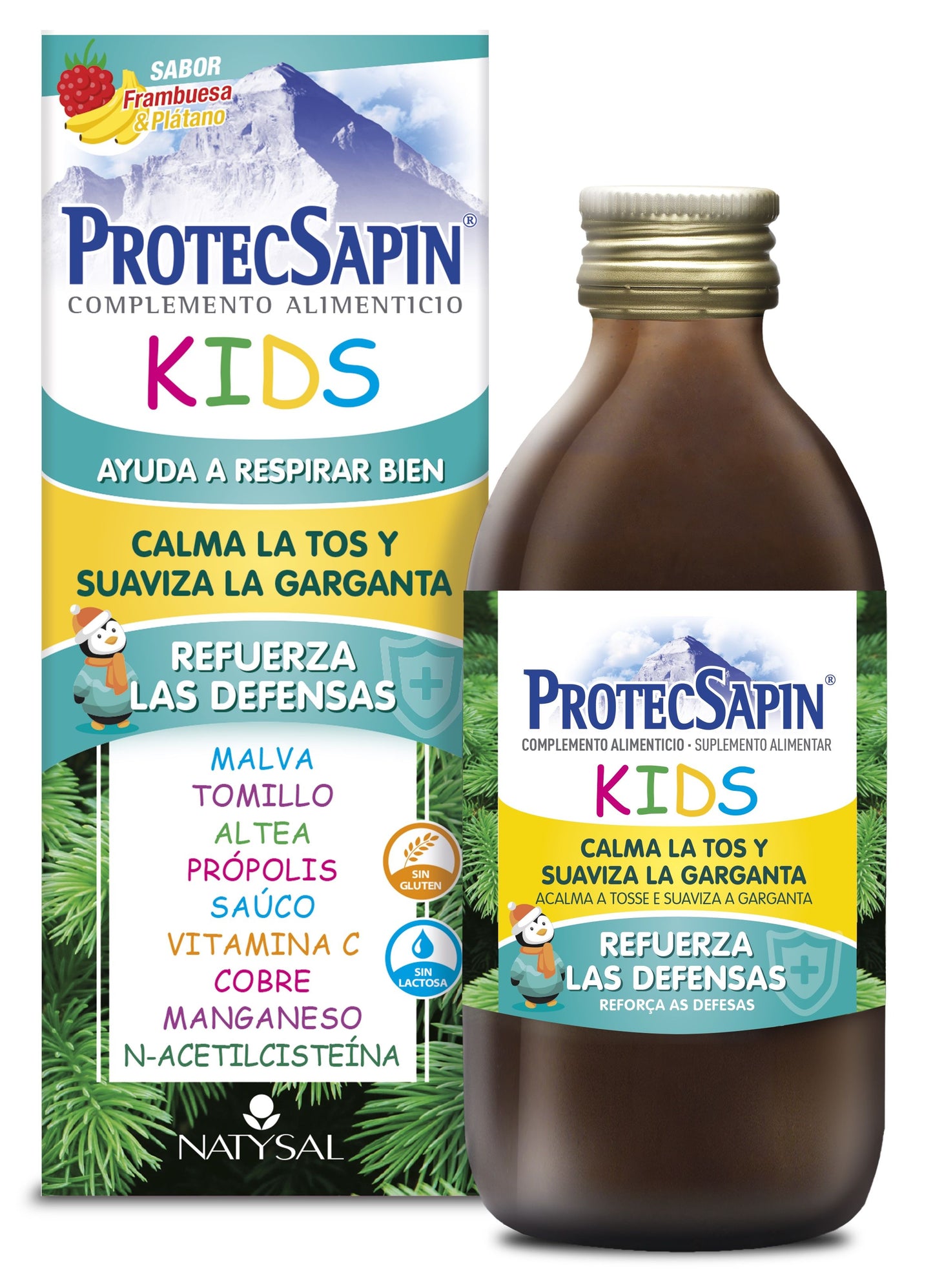 ProtecSapin Kids Natysal 250 ml Suplemento Respiratorio Infantil