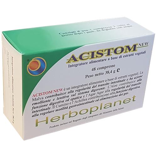 Acistom Herboplanet 48 comprimidos antiácido natural para gases