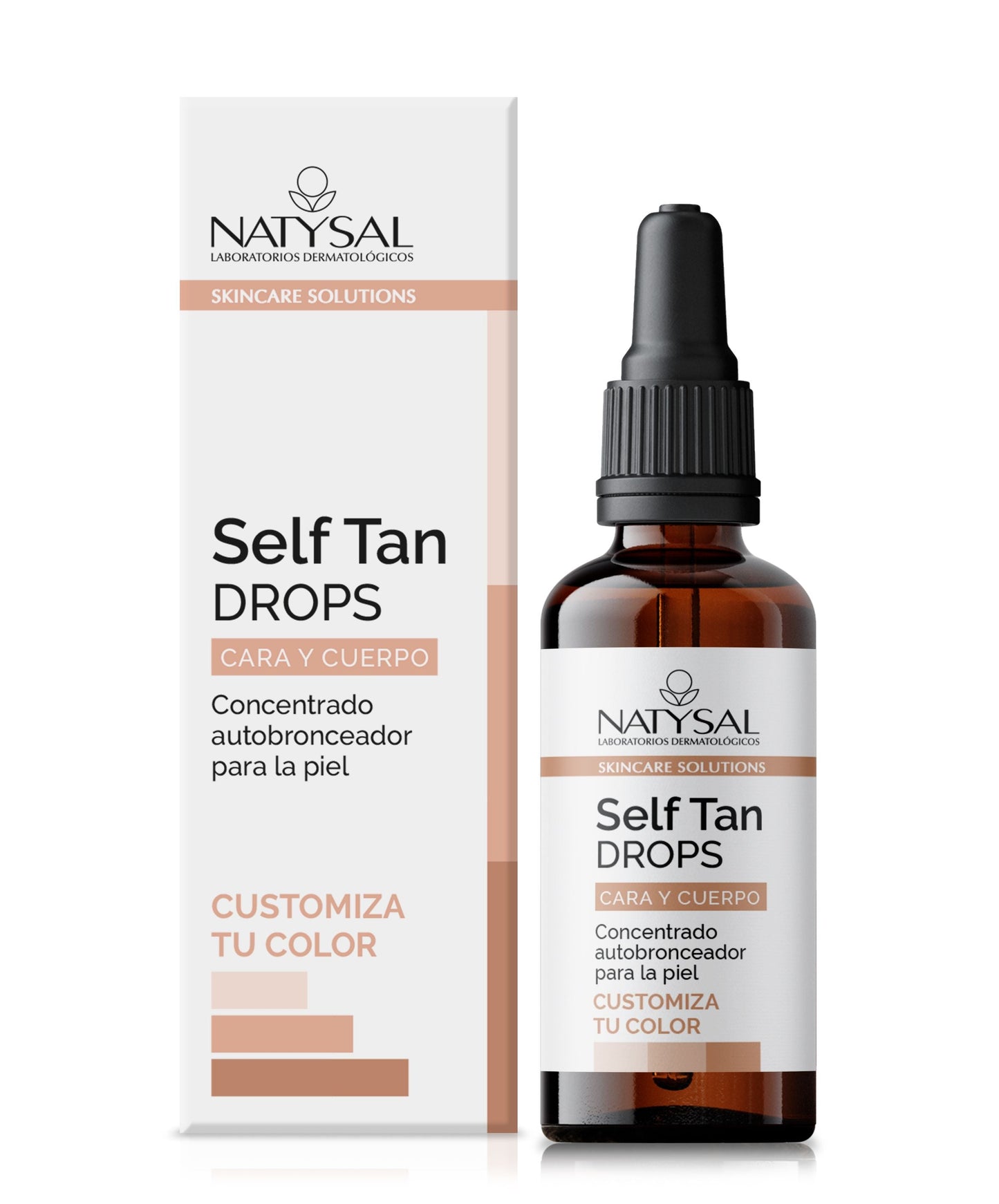 Gotas Autobronceadoras Natysal Self Tan 30ml para Bronceado Personalizado