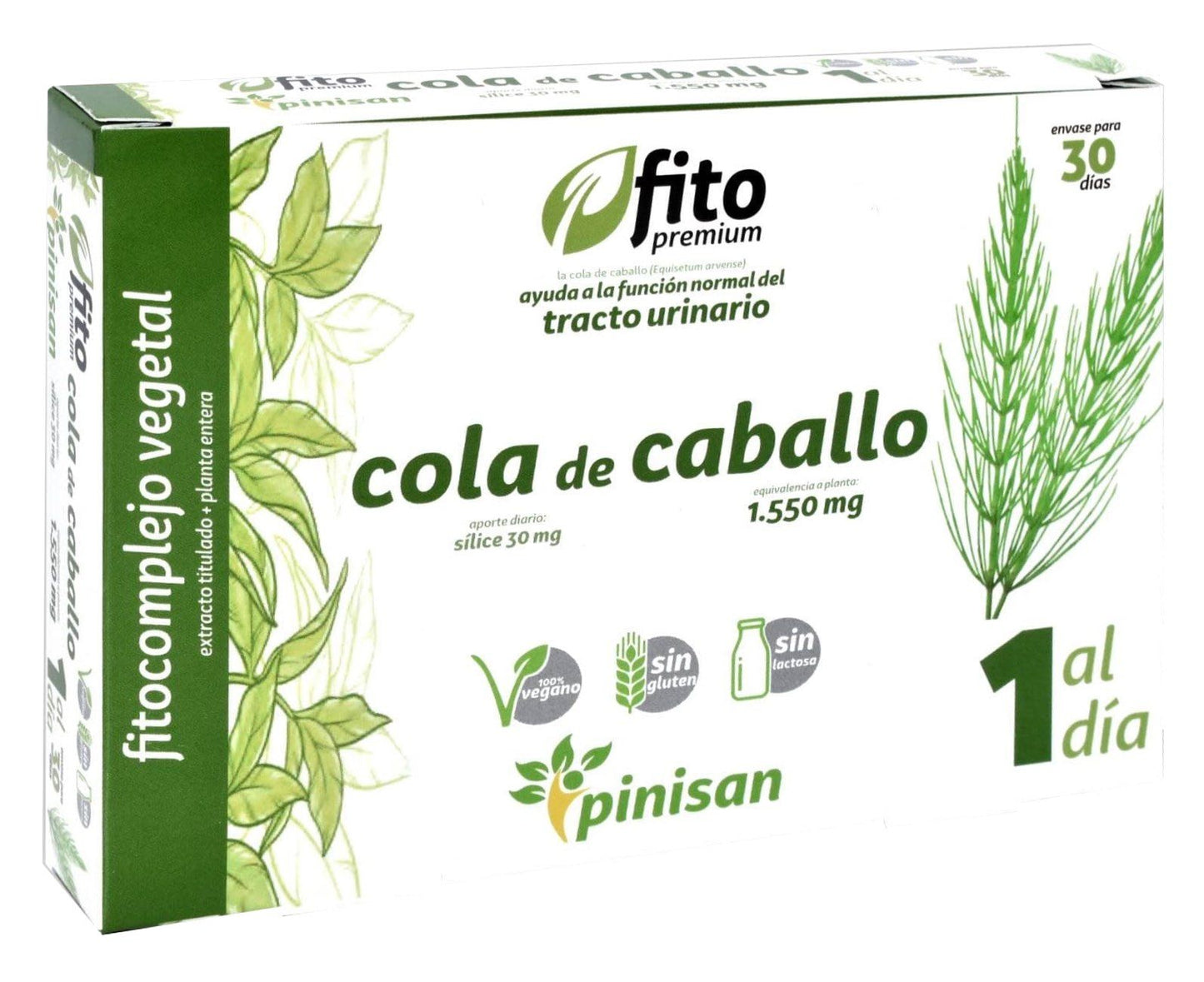 FitoPremium Cola de Caballo vegana 30 cápsulas de alta potencia