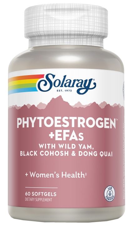 Phytoestrogen Solaray 60 perlas – Suplemento natural para menopausia