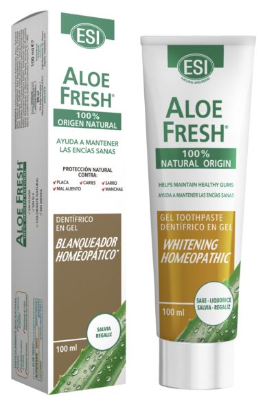 Aloe Fresh Blanqueador Homeopatía 100ml Sin Mentol Eficaz