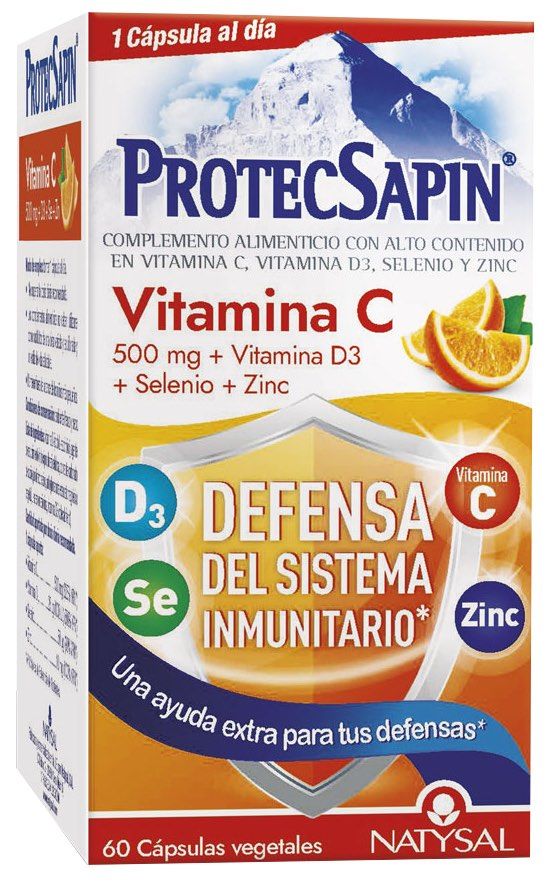 ProtecSapin Vitamina C 500 mg Natysal Refuerza Inmunidad