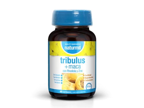 Dietmed 1041-333 Naturmil Tribulus, Maca con Rodiola y Zinc, 60 Comprimidos, 1 unidad