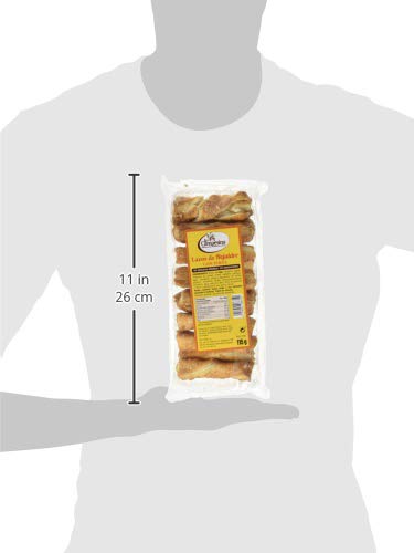 CAMPESINA Lazos HOJALDRE SIN AZUCAR 115 GR, Negro, Estandar