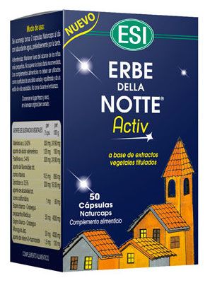 Erbe Della Notte Activ - Suplemento para Sueño Profundo - 50 Cápsulas