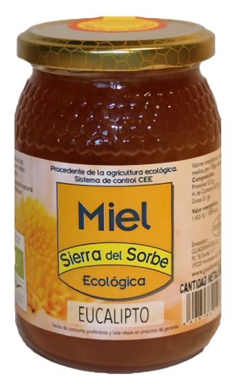 Miel Ecológica de Eucalipto Sierra del Sorbe 500g Intensidad Natural