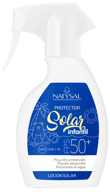Protector Solar Infantil Natysal FPS 50+ 200ml Alta Protección