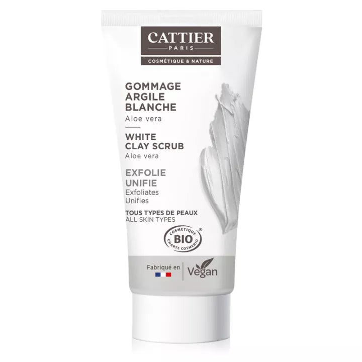 Exfoliante de arcilla blanca ecológica Cattier 30ml